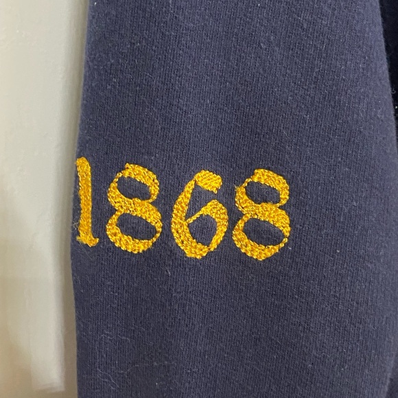 Vintage CAL Bears University of California Berkeley Men’s XL Hoodie RARE Navy - Picture 3 of 7